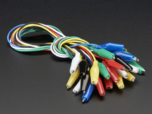 Bundle of Small Alligator Clip Test Leads