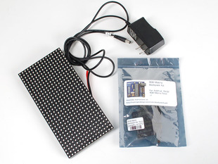 Kit contents for Nootropic RGB Matrix Backpack Kit + 16x32 Matrix Starter Pack.