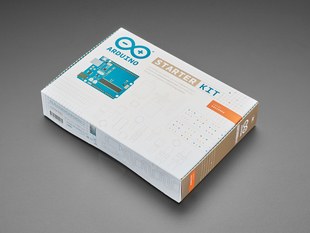 Outer box of Arduino starter kit