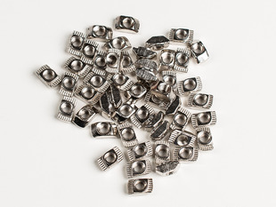 Pile of 50 Aluminum Extrusion Slim T-Nuts