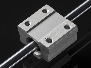 Small Linear Bearing Platform on a round shaft