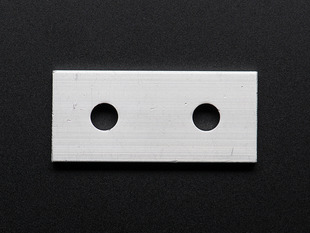 Coupling Plate with 2 Holes for  Aluminum Extrusion