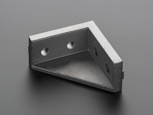 Aluminum Extrusion Double Corner Brace Support
