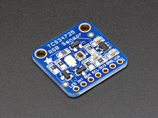 RGB Color Sensor with IR filter and White LED. TCS34725 breakout