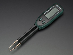 Angled shot of a SMD Component Testing Tweezers. 
