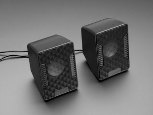 Two square-ish USB Powered Speakers