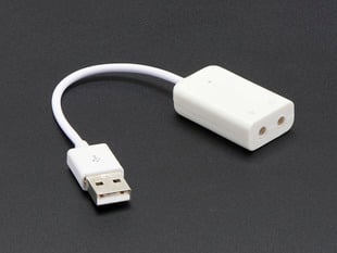 USB Audio Adapter - Works with Raspberry Pi