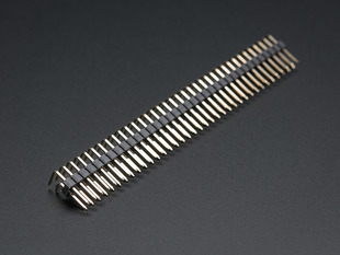 Break-away 0.1 inch 36-pin strip dual right-angle male header