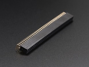0.1 inch dual 2x36-pin Strip Right-Angle Female/Socket Header