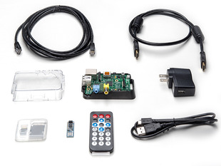 A collection of electronic parts included in kit.