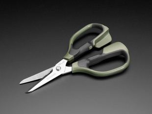 Very strong looking scissors with comfy grip