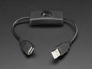 Short USB Extender Cable with Switch in center