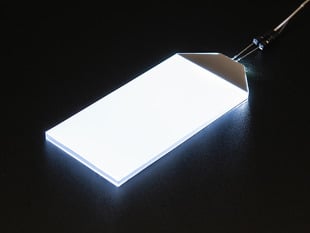 Large rectangular glowing LED