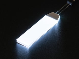 Small rectangular glowing LED
