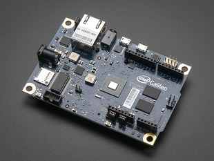 Angled shot of a Intel® Galileo Development Board - Arduino Certified. 