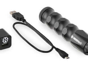 Hexagonal flashlight, charge cable and power plug