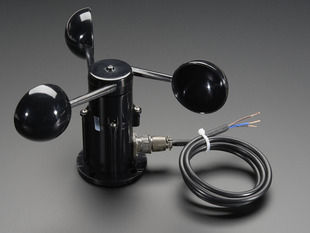 Anemometer Wind Speed Sensor with three cups and cable