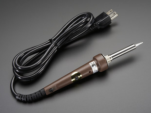 Adjustable 30W 110V soldering iron with US 3-prong power cord