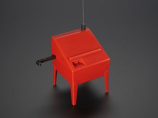 Angled shot of assembled Mini-Theremin Kit.