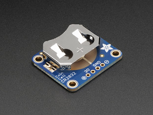 Angled shot of a 20mm Coin Cell Breakout Board