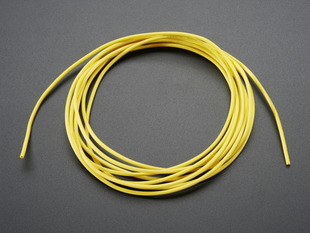 Yellow Silicone Cover Stranded wire 