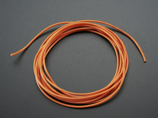 Orange Silicone Cover Stranded-Core Wire 