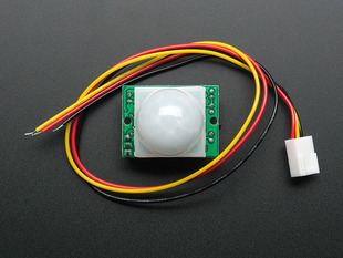 PIR (motion) sensor with a cable around it.