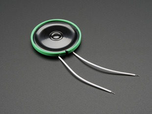 Thin Plastic Speaker with Wires
