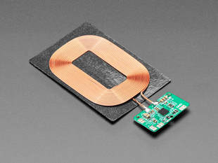 Angled shot of Universal Qi Wireless Receiver Module.