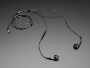 Cell-phone TRRS Headset - Earbud Headphones with Microphone