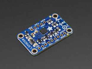 Angled shot of a Adafruit 9-DOF Accel/Mag/Gyro+Temp Breakout Board - LSM9DS0.