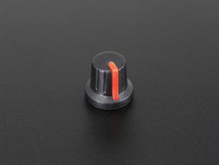 Potentiometer Knob of Soft Touch rubber with red indicator line