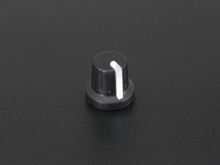 Potentiometer Knob of Soft Touch rubber with white indicator line