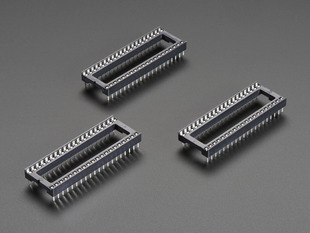 Pack of 3 IC Sockets for 40-pin 0.6 inch Chips