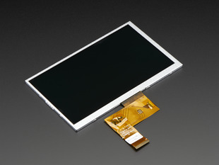 Bare rectangular TFT display with flex connector