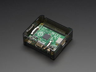 Angled shot of Raspberry Pi Model A+ Case without a lid.
