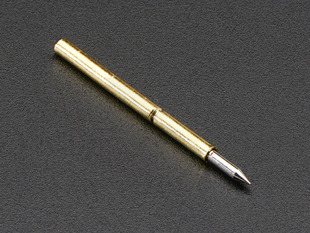 Angled shot of single Pogo Pin - Needle Head.