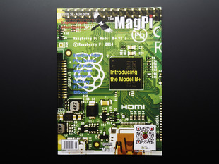 Front cover of magazine "The MagPi - Issue 26" featuring the Raspberry Pi Model B+