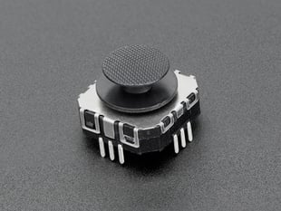 Mini 2-Axis Analog Thumbstick with through-hole contacts