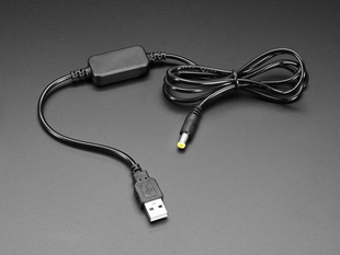 USB to 2.1mm DC Cable with Booster module
