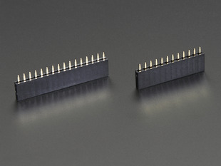 Angled shot of a Header Kit for Feather - 12-pin and 16-pin Female Header Set. 