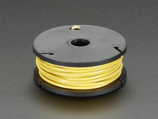 Small spool of yellow wire