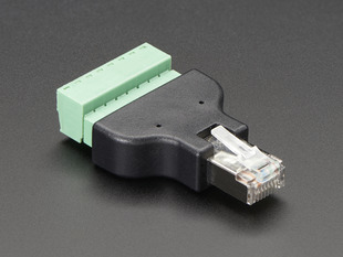 Ethernet RJ-45 Male Plug Terminal Block