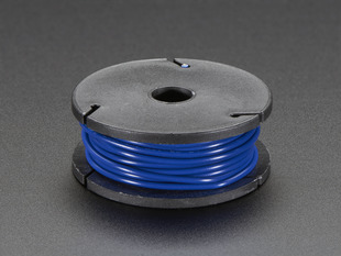 Small spool of blue wire