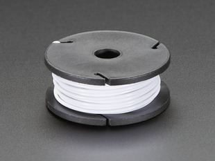 Small spool of white wire