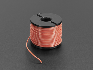 Silicone Cover Stranded-Core Wire - 50ft 30AWG Red