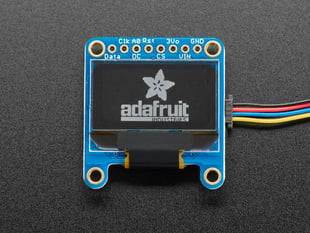 Monochrome 0.96" OLED module with Adafruit logo