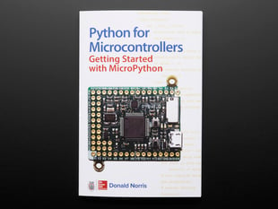 Front cover of Python for Microcontrollers book