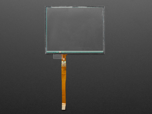 Rectangular Resistive Touch screen with long flex cable