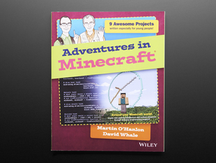 Front cover of "Adventures in Minecraft".